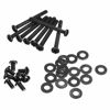 Picture of Water Cooling Radiator Fitting Screws Fan Mounting Screw Kit Durable Metal Water Cooling Radiator Screw Kit (Black)