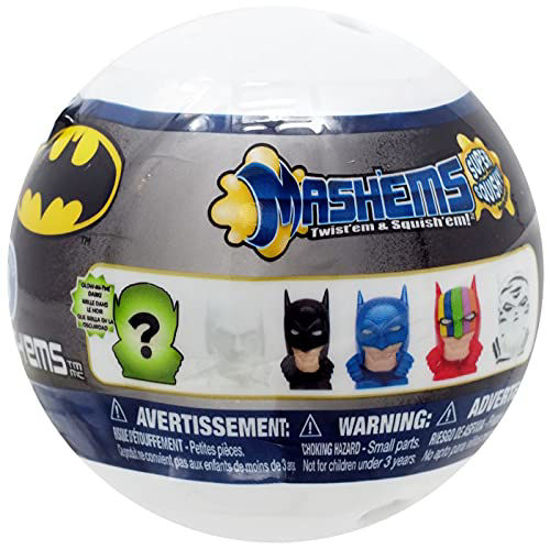 Picture of Mash'Ems Basic Fun 50785 Batman - Twist'em & Squish'em - Series 3 Surprise Mystery Miniature Toy - 6 Different Characters...Try to Collect Them All, Twist'em, Squish'em Stretch'em!