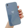 Picture of Compatible with iPhone XR Case for Women Girls, Cute Love Heart Pattern Soft Slim TPU Protective Bumper Phone Case for iPhone XR 6.1-Blue Gray