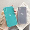 Picture of Compatible with iPhone XR Case for Women Girls, Cute Love Heart Pattern Soft Slim TPU Protective Bumper Phone Case for iPhone XR 6.1-Blue Gray