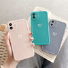 Picture of Compatible with iPhone XR Case for Women Girls, Cute Love Heart Pattern Soft Slim TPU Protective Bumper Phone Case for iPhone XR 6.1-Blue Gray