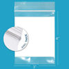 Picture of GPI - 3" x 4" - Bulk Pack of 200, 4 Mil Thick, Heavy Duty, Clear Plastic Reclosable Zip Bags, with Write-on White Block for Labeling, Strong & Durable Poly Baggies with Resealable Zipper Top Lock.