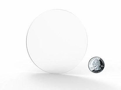 Picture of FixtureDisplays 6" Clear Acrylic Plexiglass Lucite Circle Round Disc, 3/16" Thick 18822-6"-3/16"-FBA Fulfillmen by Amazon