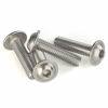 Picture of M8-1.25 x 20mm Flanged Button Head Socket Cap Screw Bolts, 304 Stainless Steel 18-8, Allen Socket Drive, Bright Finish, Fully Machine Threaded, Pack of 20