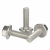 Picture of M8 x 10mm Flanged Hex Head Bolts Flange Hexagon Screws, Stainless Steel A2, DIN 6921, 20 PCS