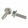 Picture of M8 x 10mm Flanged Hex Head Bolts Flange Hexagon Screws, Stainless Steel A2, DIN 6921, 20 PCS