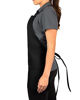 Picture of Black Adjustable Bib Apron - 3 Pocket