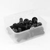 Picture of M6 x 18mm Button Head Socket Cap Screws, 10.9 Grade Alloy Steel, Allen Socket Drive, Black Oxide Finish, Machine Thread, 25 PCS