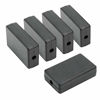 Picture of LeMotech 5Pcs ABS Plastic Electrical Project Case Power Junction Box, Project Box Black 2.36 x 1.42 x 0.67 inch (60 x 36 x 17 mm)