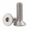 Picture of M4-0.7 x 25mm Flat Head Socket Cap Screws, Stainless Steel 18-8 (304), Bright Finish, DIN 7991, Allen Socket Drive, 50 PCS