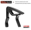 Picture of WINGO Pro Ukulele Capo for Soprano Contert Baritone, Black.