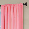 Picture of ECLIPSE Kendall Thermal Insulated Single Panel-Rod Pocket Darkening Curtains for Living Room, 42" x 95", Coral