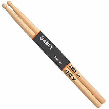 Picture of Drum Sticks 5A Wood Tip Drumstick (1 Pair Maple)