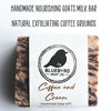 Picture of BLUEBYRD Soap Co. Coffee and Cream Exfoliating Soap Bar for Women | Coffee Lovers Bath Soap Gift | Exfoliate Naturally with Coffee Grounds| Goat Milk Soap Bars - For Eczema, Psoriasis & Dry Sensitive Skin. | All Natural Soap For Women (COFFEE)