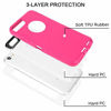 Picture of Maxcury with iPhone 6 Case iPhone 6s Case Heavy Duty Shockproof Series Case for iPhone 6/6S (4.7")-V2 with Built-in Screen Protector Compatible with All US Carriers - Rose/White