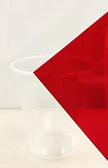 Picture of RED Acrylic Transparent # 2423-1/8" Thick - Pick Your Size (12" X 24")