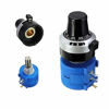 Picture of Onwon 10K Ohm Resistor 10 Turn Potentiometer 2W Wirewound Multi-Turn Adjustable Precision Potentiometer with 10 Turn Counting Dial Rotary Knob 6mm Shaft (10K Ohm)