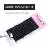 Picture of TDANCE Premium C Curl 17mm Semi Permanent Individual Eyelash Extensions 0.05mm Thickness False Mink Silk Volume Lashes Extensions Professional Salon Use(C,0.05,17mm)