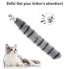 Picture of LASOCUHOO Cat Worm Toys, (3 Packs) Interactive Cat Wand Replacement, Cat Wand Refill Attachments for Indoor Cats