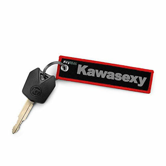 Picture of KEYTAILS Keychains, Premium Quality Key Tag fits Kawasaki Motorcycle, Car, Scooter, ATV, UTV [Kawasexy]