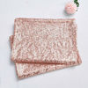 Picture of Hahuho 12x108 Inch Sequin Table Runner Rose Gold Glitter Table Runner for Party, Wedding, Bridal Baby Shower, Event Decorations1PC, 12x108 Inch, Rose Gold