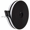 Picture of Weather Strip with Adhesive-2 Rolls,Total 26 Feet Long 1/2 Inch Wide X 1/4 Inch Thick, Neoprene Weather Stripping High Density Foam Tape for Doors and Windows Insulation(2 X 13 Ft Each)