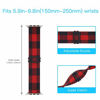 Picture of Adjustable Elastic Watch Band Compatible with Apple Watch 38mm 40mm 41mm, Nylon Stretchy Solo Loop Bracelet Women Replacement for iWatch Bands Series SE/7/6/5/4/3/2/1 (Red Buffalo Plaid, 38mm/40mm/41mm)