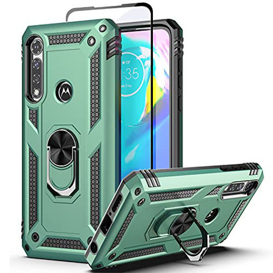 GetUSCart Dretal Moto G Power Case with Tempered Glass Screen