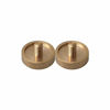 Picture of Liyafy 3Pcs Trumpet Bottom Valve Caps Knobs Brass Trumpet Caps Repairing Parts