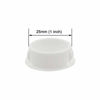 Picture of Zorfeter 30 Pcs White Hole Plugs 25mm (1 inch) Plastic Panel Plugs Hole Plugs Post Pipe Insert End Caps