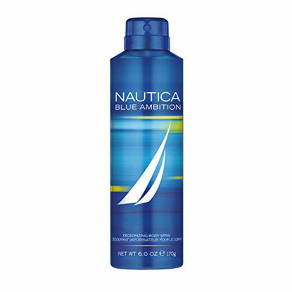 Picture of Nautica Blue Ambition Men's Cologne/Body Spray, 6 Fluid Ounce