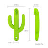 Picture of TTLIFE Cactus Teether Toy Bpa Free for Baby Food Grade Silicone Easy to Hold Training Pacifier Clip Green