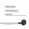 Picture of Panasonic ErgoFit In-Ear Earbud Headphones RP-HJE120-KA (Matte Black) Dynamic Crystal-Clear Sound, Ergonomic Comfort-Fit