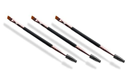 Picture of Existing Beauty Henna Eyebrow Tint Brush for Application of Eyebrow Henna Dual Sided Henna for Eyebrows Brush - Brow Brush for Henna Eyebrow Tint - Double Sided Eye Brow Brush (3 Pack)