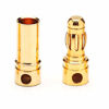 Picture of Male/Female EC3 Style Connector 3.5mm Gold Bullet Plug pack of 10 pairs