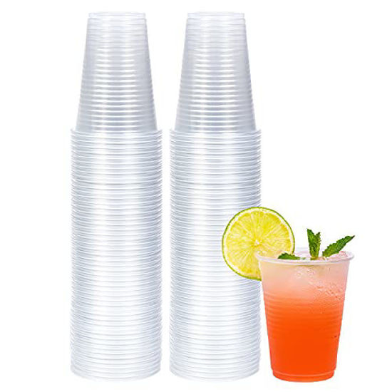 Strong Plastic Drinking Glass 100 Recyclable 7oz Clear Plastic Disposable Cups Quality