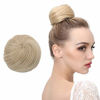 Picture of Clip in Hair Bun Donut Synthetic Chignon Drawstring Bun Hair Pieces Updo for Women Gril Lady SARLA Q3&16/88