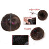 Picture of Clip in Hair Bun Donut Synthetic Chignon Drawstring Bun Hair Pieces Updo for Women Gril Lady SARLA Q3&16/88