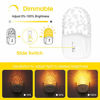 Picture of Bubble Night Light Plug in, DORESshop Dimmable LED Night Light, 0.5W Dusk to Dawn Acrylic Decorative Nightlight, Warm Amber, Adjustable Brightness from 0-50LM, Perfect for Bedroom, Hallway, 2 Pack