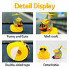 Picture of wonuu Rubber Duck Car Decorations Cute Yellow Duck Car Dashboard Ornaments with Propeller