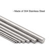 Picture of VictorsHome 3mm x 200mm 304 Stainless Steel Round Rod, Metal Solid Shaft Rods Lathe Bar Stock for DIY Crafts Model Car Helicopter Airplane 10pcs