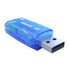 Picture of Xiaoyztan 3 Pcs 3D External Drive-Free USB Sound Card 5.1 Channel USB Audio Adapter with 3.5mm Audio Jacks, Blue