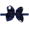 Picture of LD DRESS Baby Girls Infant Headbands With Kids Hair Bows(16) (Color Navy)