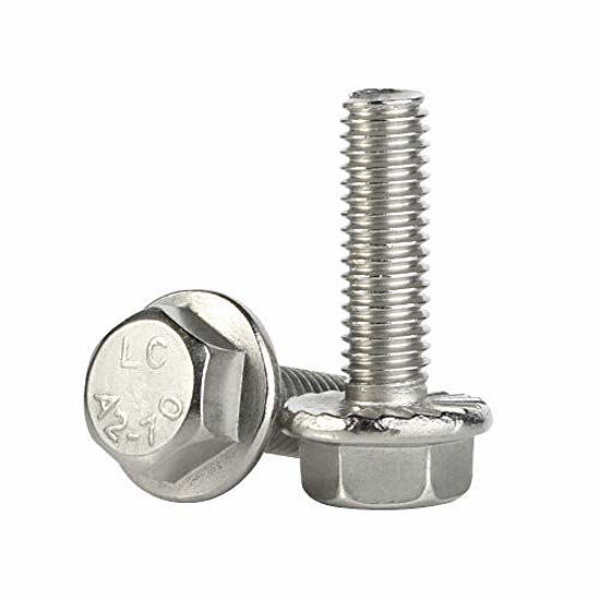 Getuscart M X Mm Flanged Hex Head Bolts Flange Hexagon Screws Stainless Steel A Din