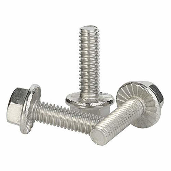 Getuscart M X Mm Flanged Hex Head Bolts Flange Hexagon Screws