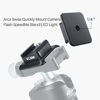 Picture of VIJIM 2PCs Flash Hot Shoe Mount Adapter with 1/4" Thread Camera Flash Speedlite Light Stand Quick Release for DSLR Camera Canon Nikon