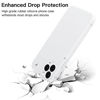 Picture of iPhone 12 Pro Max Case Compatible with iPhone 12 Pro Max Matte Silicone Gel Cover with Full Body Protection Anti-Scratch Shockproof Case 6.7 inch (White)