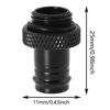 Picture of CSNSD Tube Connector 6PCS G1/4 to 3/8Inch Barb Fitting for Soft Tubing PC Water Cooling System Black