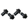 Picture of CSNSD Tube Connector 6PCS G1/4 to 3/8Inch Barb Fitting for Soft Tubing PC Water Cooling System Black