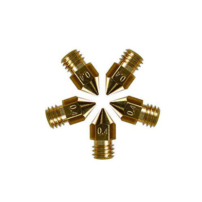 Picture of 3D Printer Extruder Nozzle 0.4mm Print Head for Mk8 Makerbot Comgrow